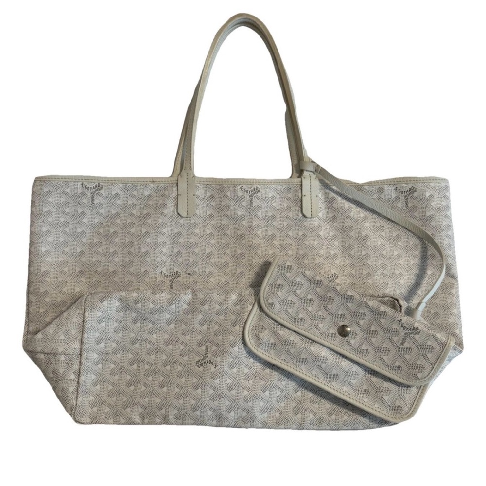 Goyard Saint Louis PM Tote in White